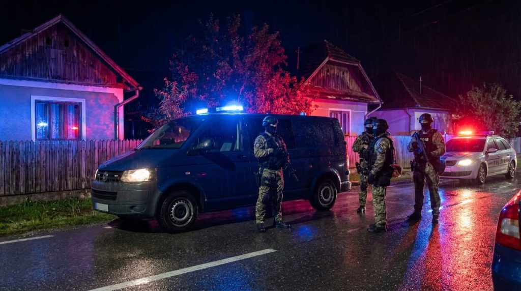 Intervenție masivă a poliției în comuna Vișina după un scandal violent