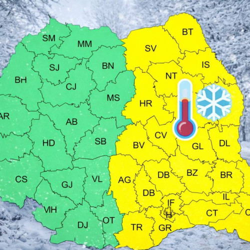 Ger persistent și polei în aproape toată țara până pe 4 februarie