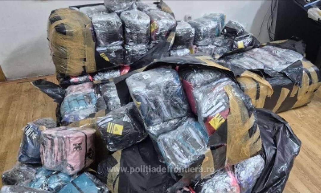 Descoperire de articole contrafăcute la granița cu România