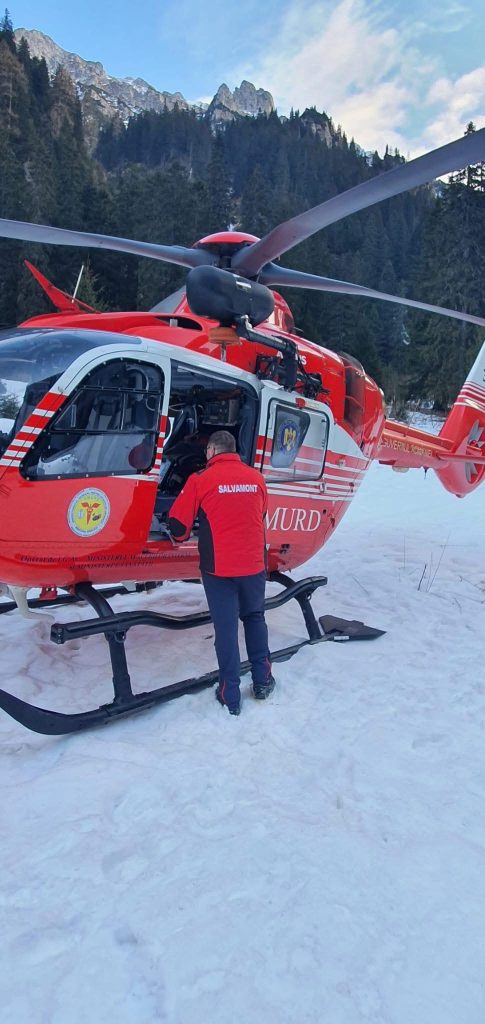 Intervenție de urgență în Munții Bucegi pentru o persoană accidentată
