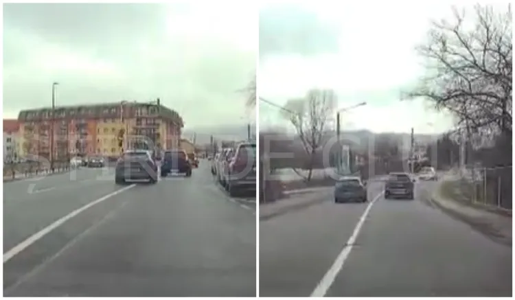 Șofer din Cluj provoacă panică prin conduite agresivă pe străzi