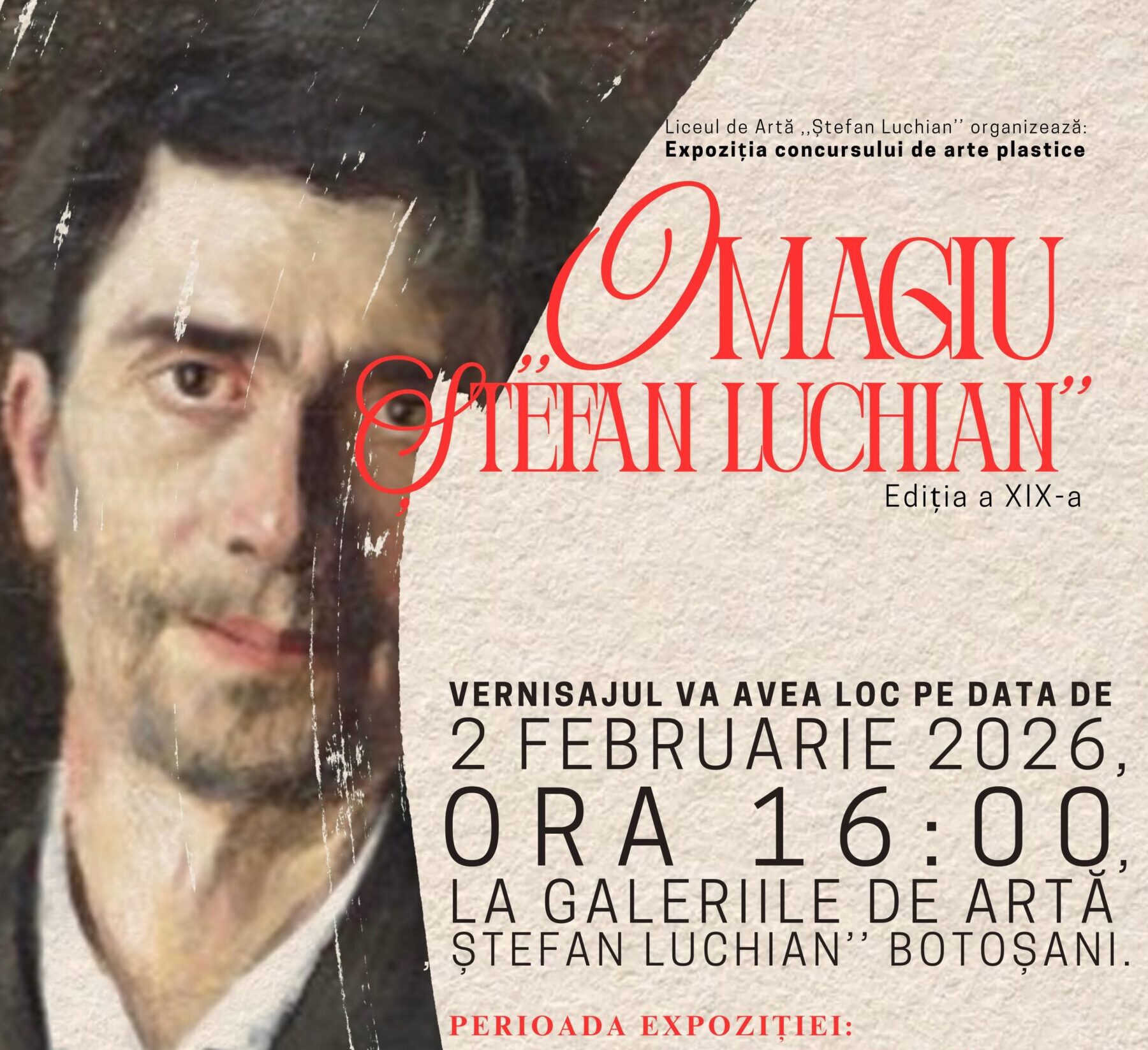Muzeul Județean Botoșani găzduiește expoziția „Omagiu Ștefan Luchian”