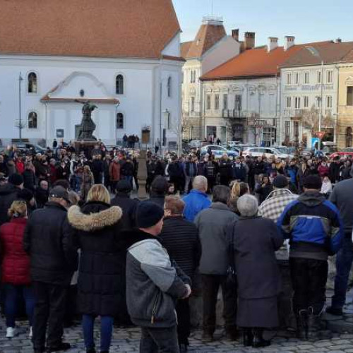Proteste împotriva impozitelor mari în Odorheiu Secuiesc și Miercurea-Ciuc