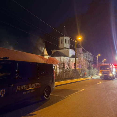 Incendiu la o capelă din Tulcea, stins rapid de jandarmi