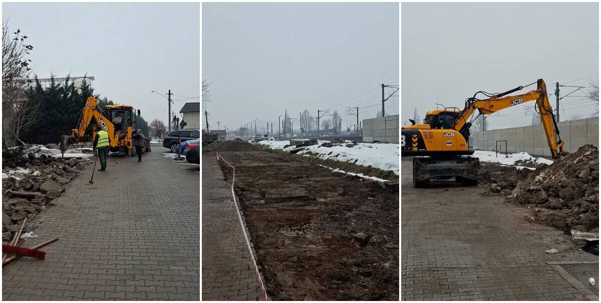 Lucrări de amenajare a 70 de locuri de parcare în Blaj