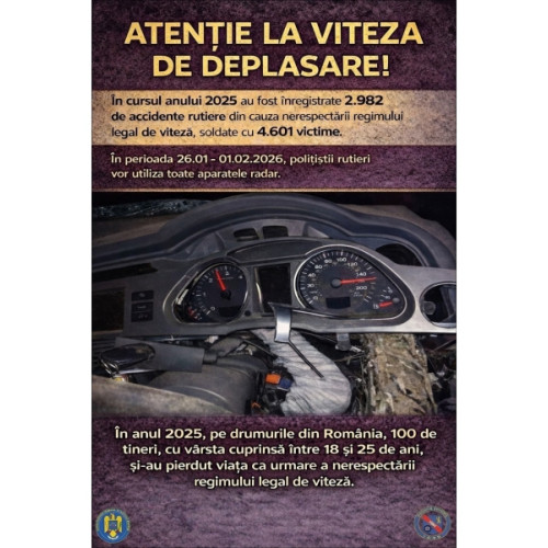 Acțiune intensificată a poliției rutiere: 48 de permise suspendate și 446 de amenzi