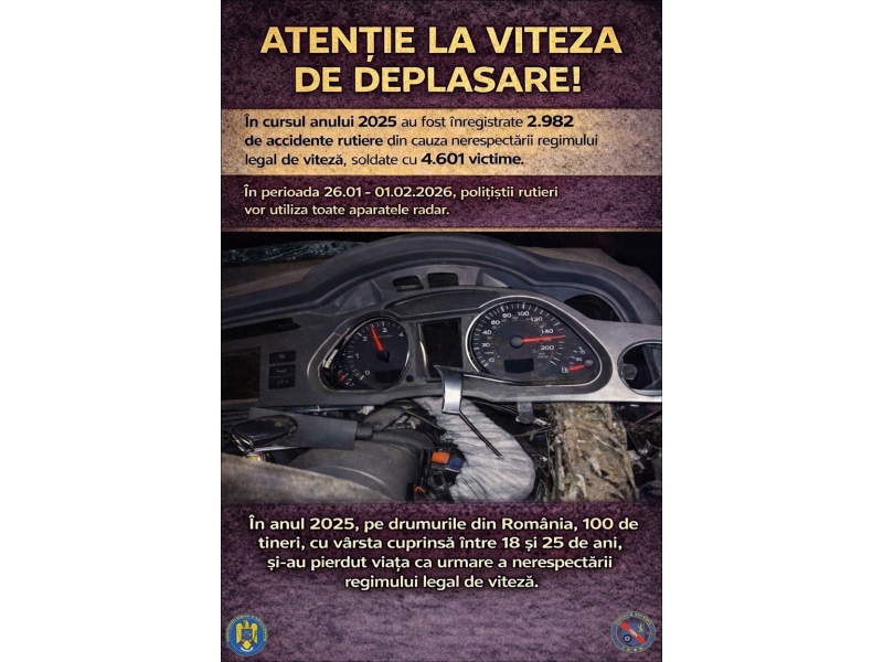 Acțiune intensificată a poliției rutiere: 48 de permise suspendate și 446 de amenzi