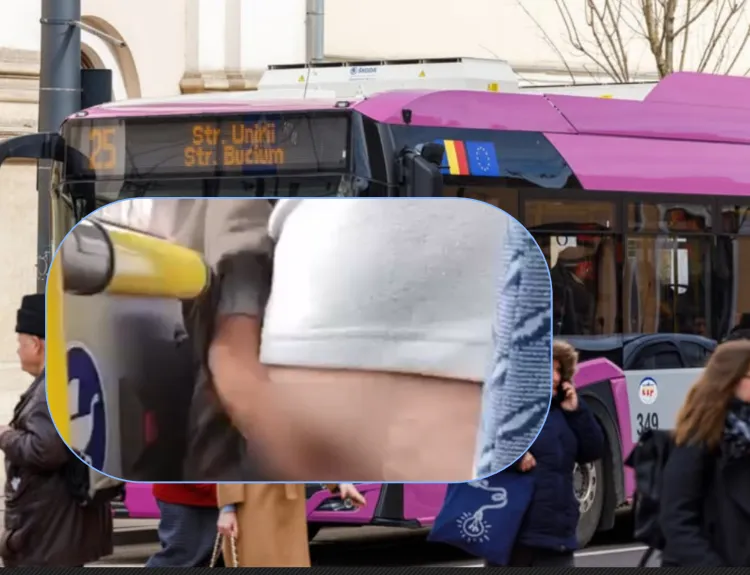 Incident șocant într-un troleibuz din Cluj: un bărbat a deranjat o minoră