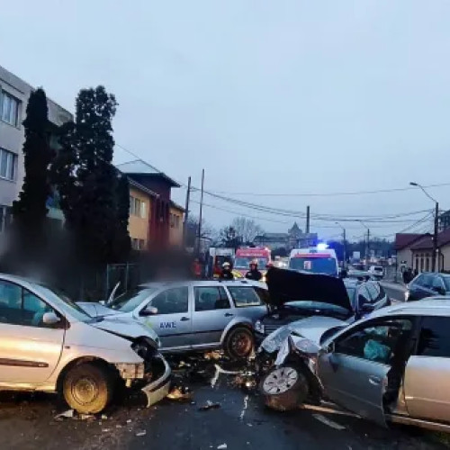 Accident rutier pe strada Ștefan cel Mare din Turda