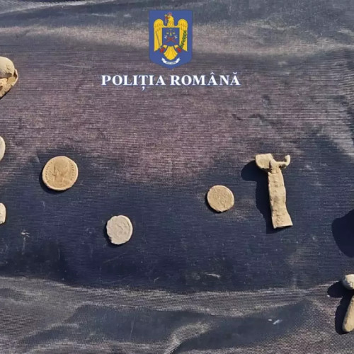Prinsă cu detectoare de metale, fără autorizarea prealabilă, într-o zonă protejată - doi bărbați arestați pentru furt și săvârșirea de infracțiuni arheologice