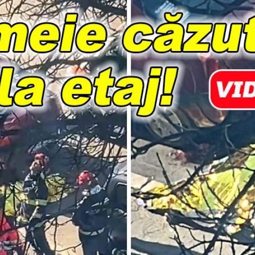 Femeie căzută de la înălțime într-un bloc din zona Iazul Morilor