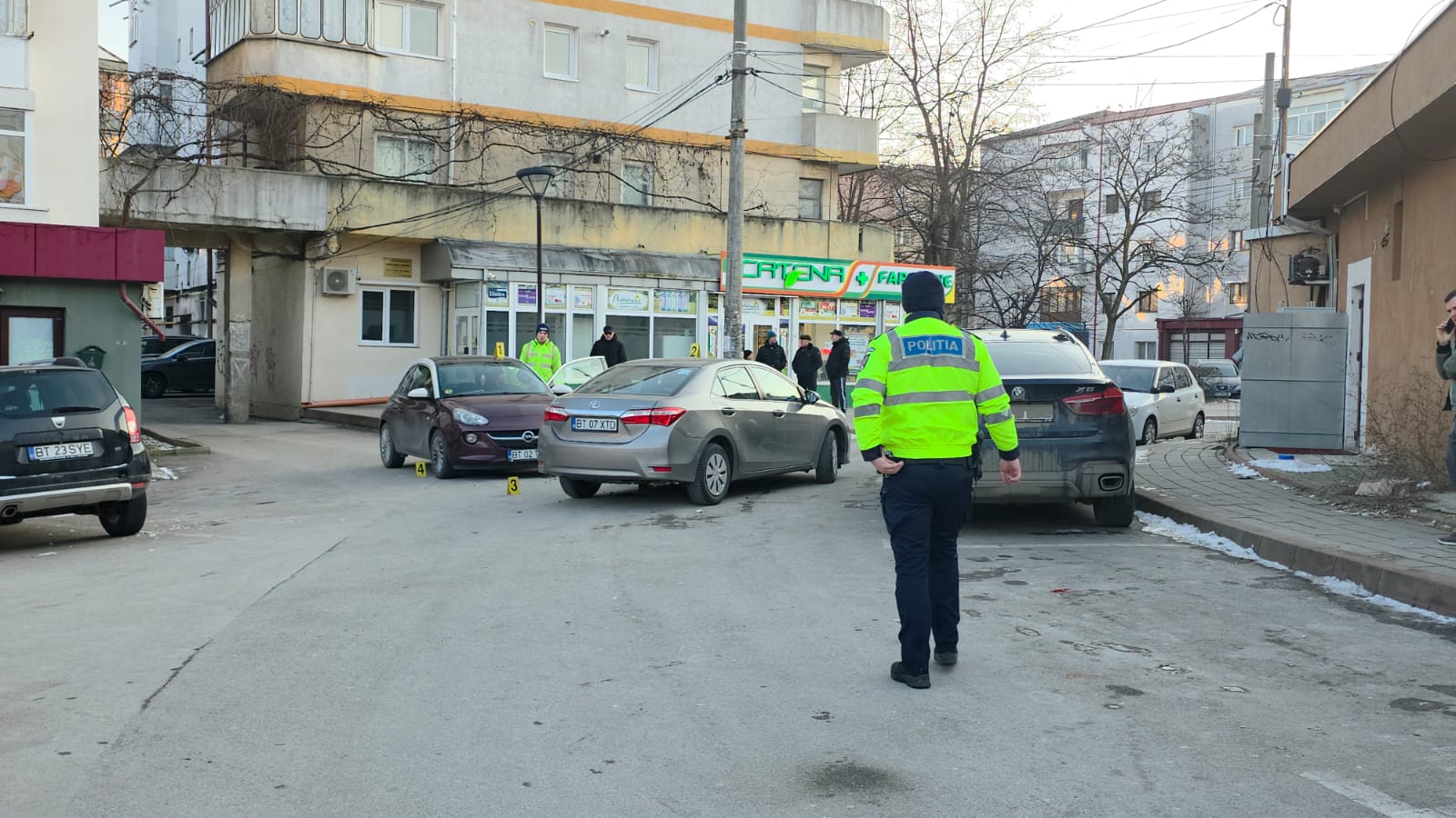 Accident rutier în Botoșani: un șofer începător implicat