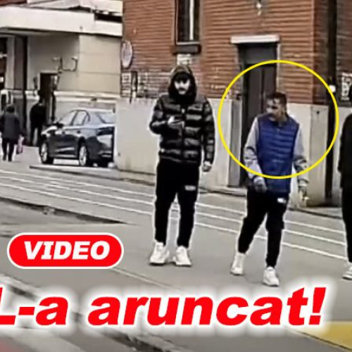 Tânăr din Buzău aruncă paharul cu suc pe carosabil, surprins pe filmare