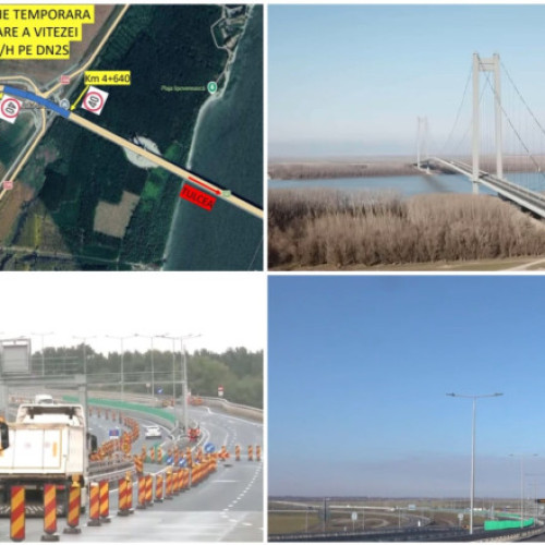 Restricții de Viteză Pe Podul Brăila-Dunăre Datorită Tasărilor
