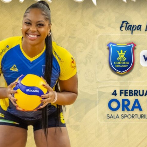 Corona Brașov joacă cu CSM București în Divizia A1 de volei feminin