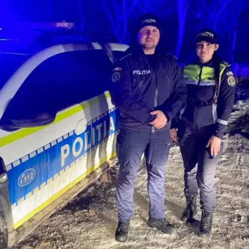 Bărbat salvat dintr-un incendiu de polițiști în Uliești