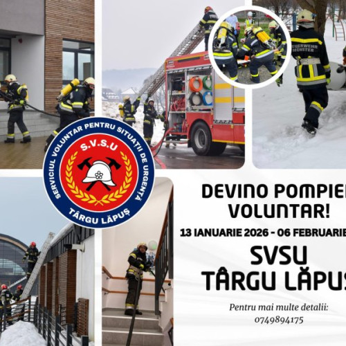 SVSU Târgu Lăpuș caută voluntari pentru situații de urgență