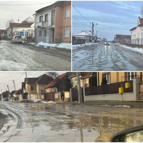 Drum impracticabil la grădinița din Teiuș îngreunează accesul părinților