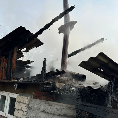 Incendiu devastator în gospodăria din satul Negriteşti