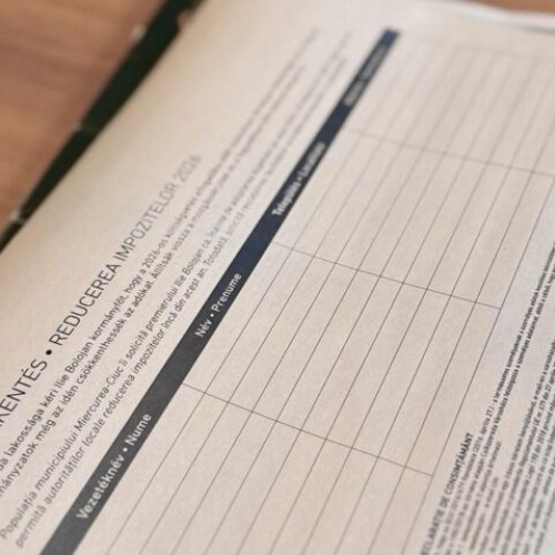 Peste o mie de semnături pentru reducerea impozitelor locale în Miercurea-Ciuc