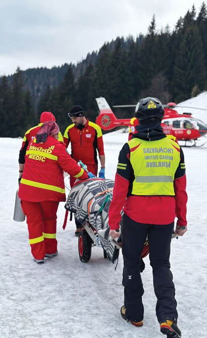 Salvamont Sinaia, în alertă maximă: 55 de persoane salvate într-o singură săptămână