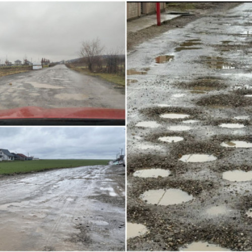 Străzile din Oradea, transformate în coșmar din cauza gropilor