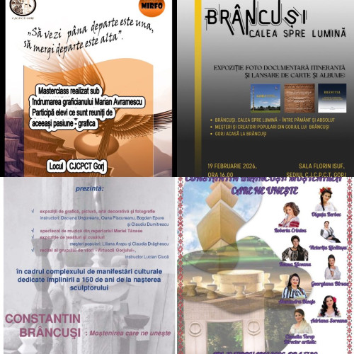Gorjul celebrează 150 de ani de la nașterea lui Constantin Brâncuși