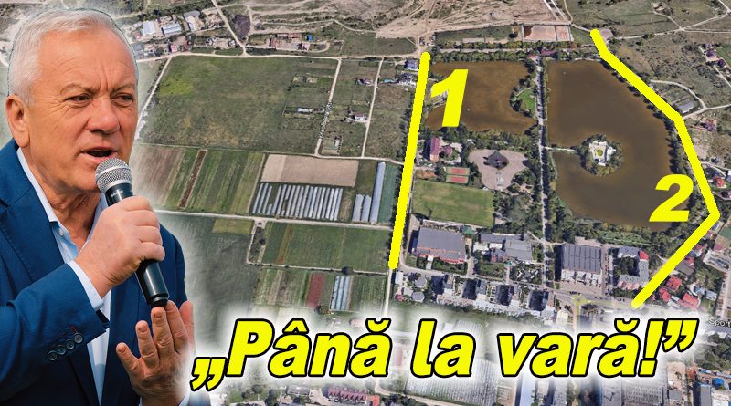 Primarul Toma promite asfaltarea aleilor din Parcul Tineretului până la vară