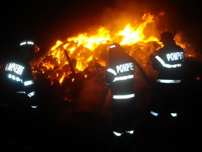 Incendiile reprezintă un număr semnificativ din intervențiile operative