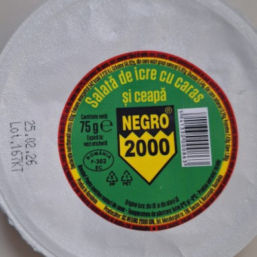 Salata de icre de caras retrasă din magazinele Kaufland din cauza bacteriei Listeria