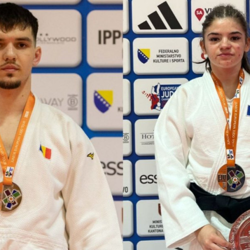 Medalii de Argint pentru Sportivii Laura Alexia Bogdan și Alexandru Sibișan la Cupa Europeană de Juniori la Judo, Competiția desfășurată în Sarajevo pe 2-3 martie