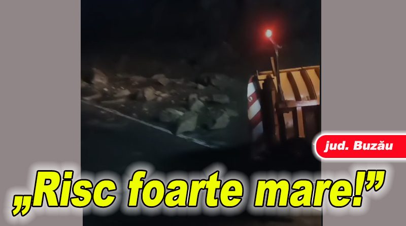 Alertă pentru șoferii de pe DN10 din cauza căderilor de bolovani