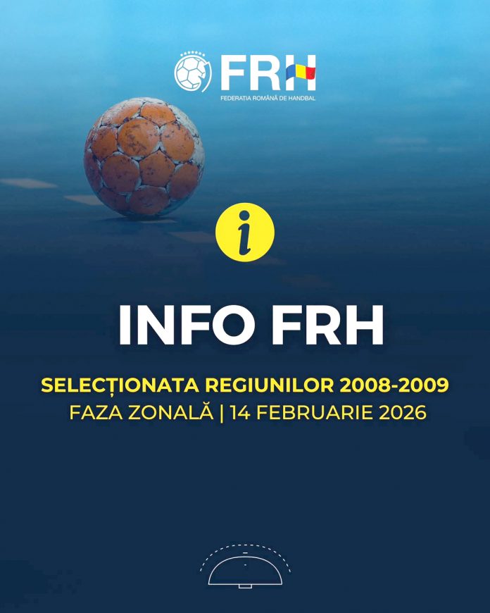 Federația Română de Handbal lansează competiția „Selecționata Regiunilor” pentru tineret