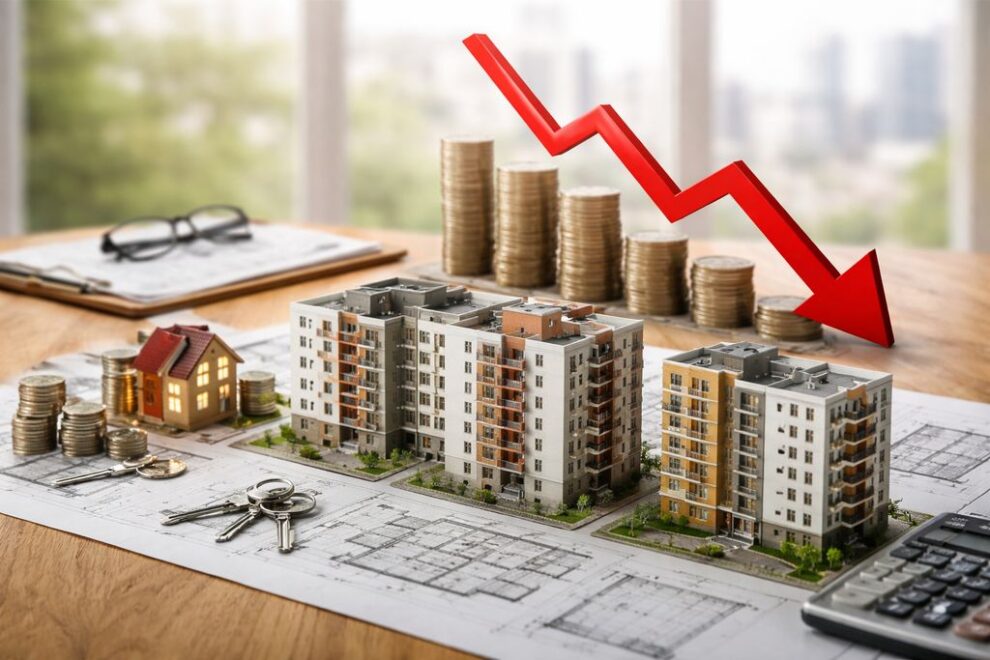 Vânzările de apartamente în Bistrița scad dramatic în ianuarie 2026