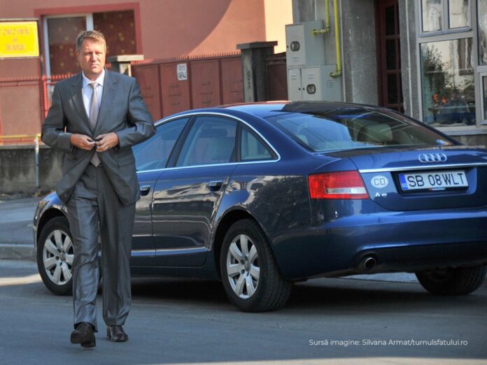Mașina lui Klaus Iohannis scoasă la licitație de Primăria Sibiu