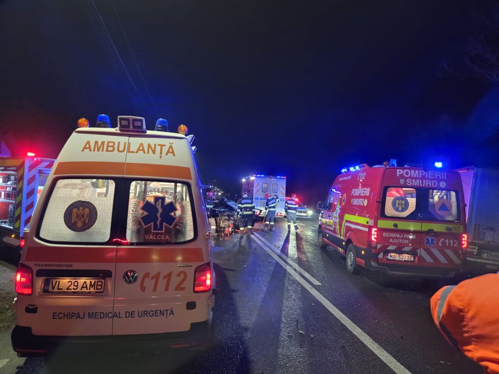 Trafic oprit pe DN 6, din cauza unui accident rutier