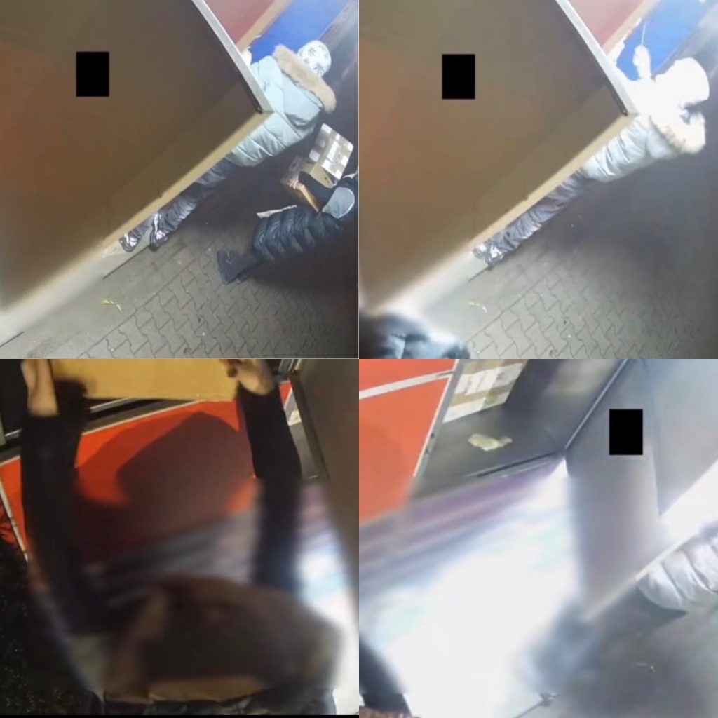 Prinși în flagrant în timp ce furau dintr-un easybox din Orăștie