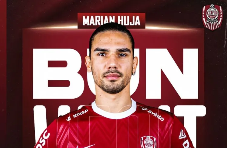 CFR Cluj confirmă transferul lui Marian Huja de la Pogon Szczecin