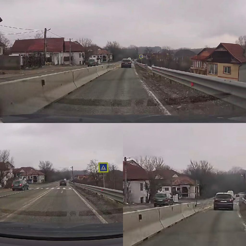 Șofer inconștient filmat circulând pe contrasens în Gorj