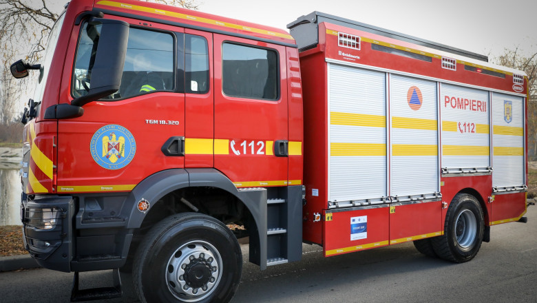 Miros de gaz în Târgu-Neamț, pompierii intervin rapid