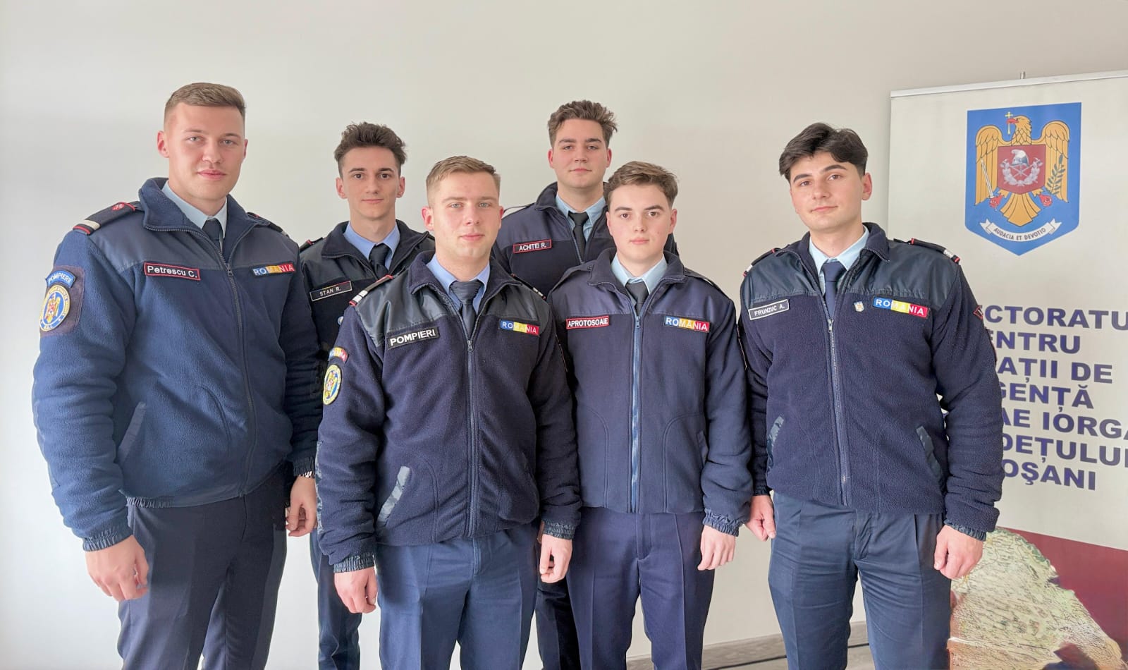 Studenți de la Academia de Poliție se pregătesc alături de ISU Botoșani