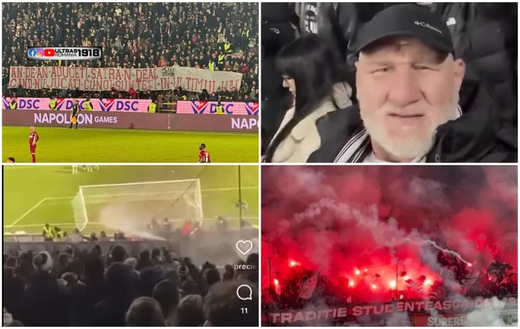 Universitatea Cluj pierde derby-ul cu CFR, însă incidentele ies în evidență