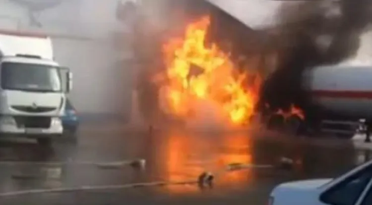 Incendiu pe DN1, în județul Cluj: Trafic restricționat și blocaje semnificative