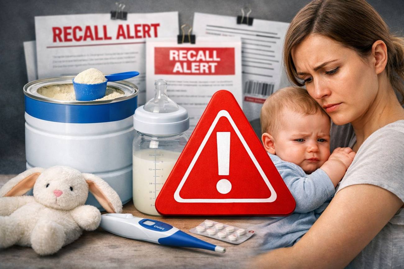 Rechemare de formule de lapte pentru sugari din cauza contaminării