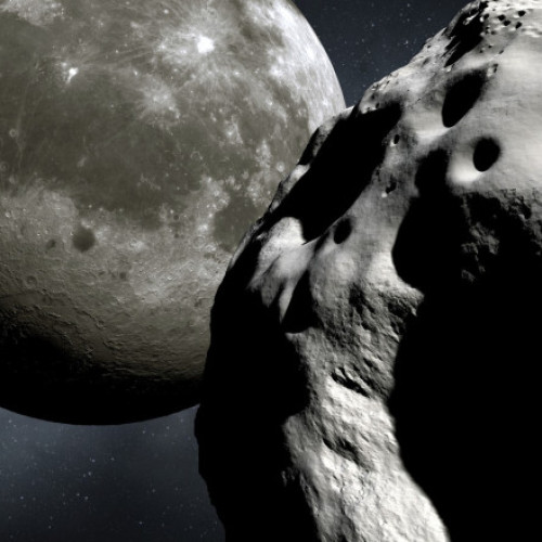 Un asteroid ar putea colisiona cu Luna, generând meteoriți vizibili pe Pământ