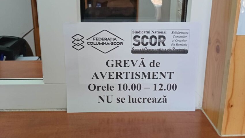Angajații din 24 de primării din Harghita au intrat în grevă de avertisment