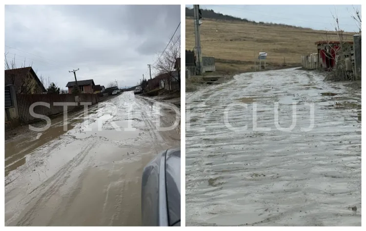 Locuitorii din Câmpenești se plâng de drumuri neasfaltate