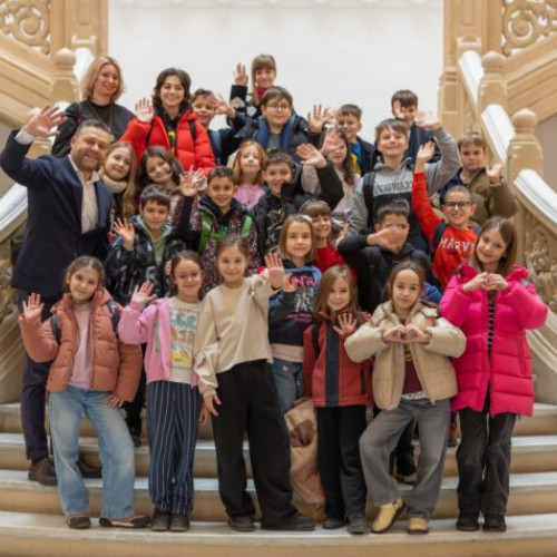 Elevii de la Colegiul German Goethe vizitează Primăria București