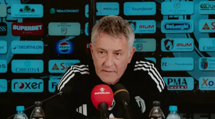 Bergodi, antrenorul U Cluj, va fi sancționat după incidentul cu CFR Cluj