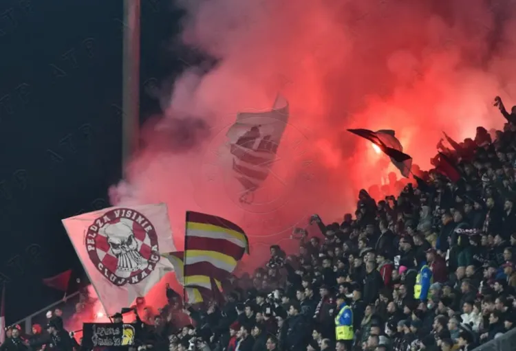 CFR Cluj sancționat după incidentele din meciul cu Universitatea Cluj